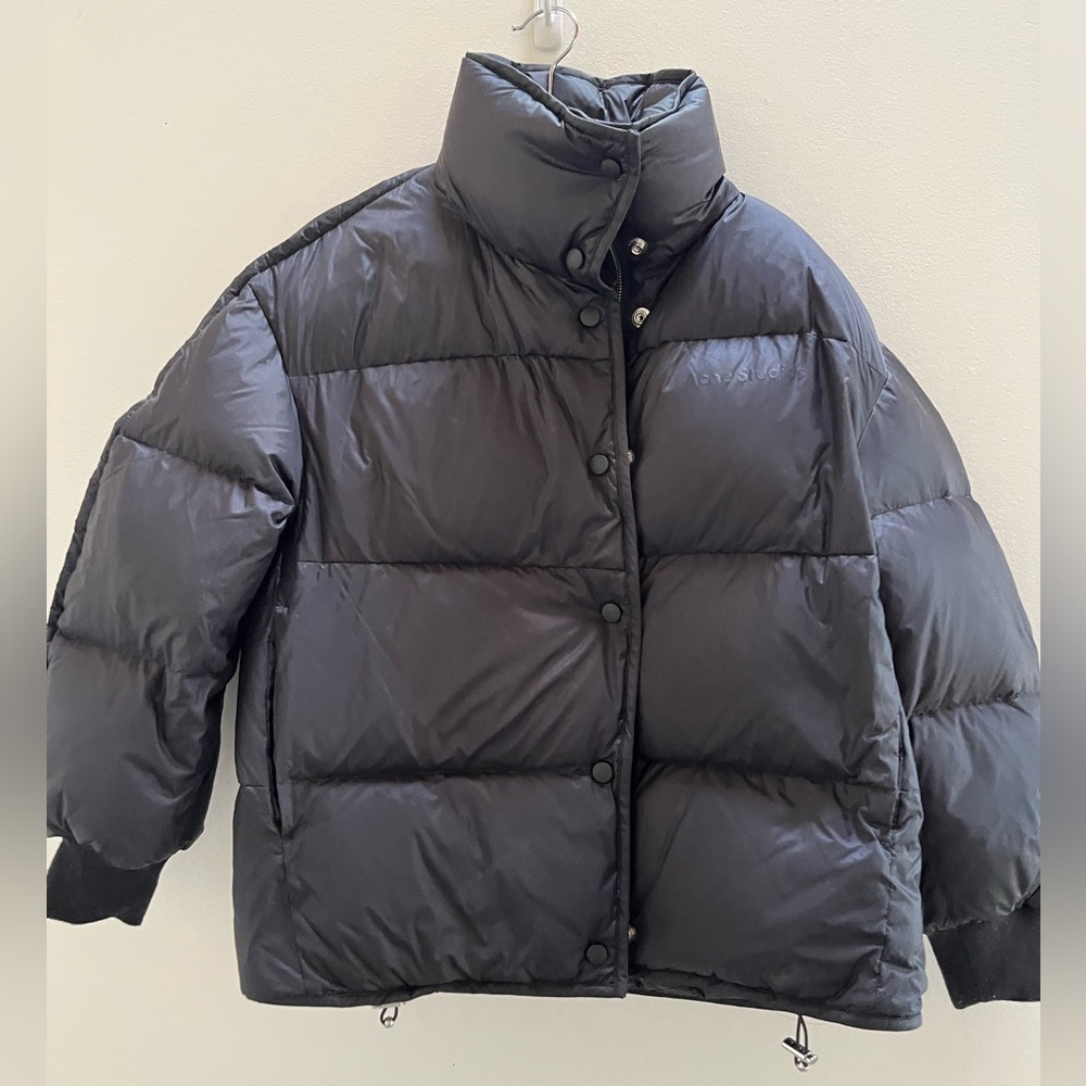 Acne Studios Black Down Puffer Coat